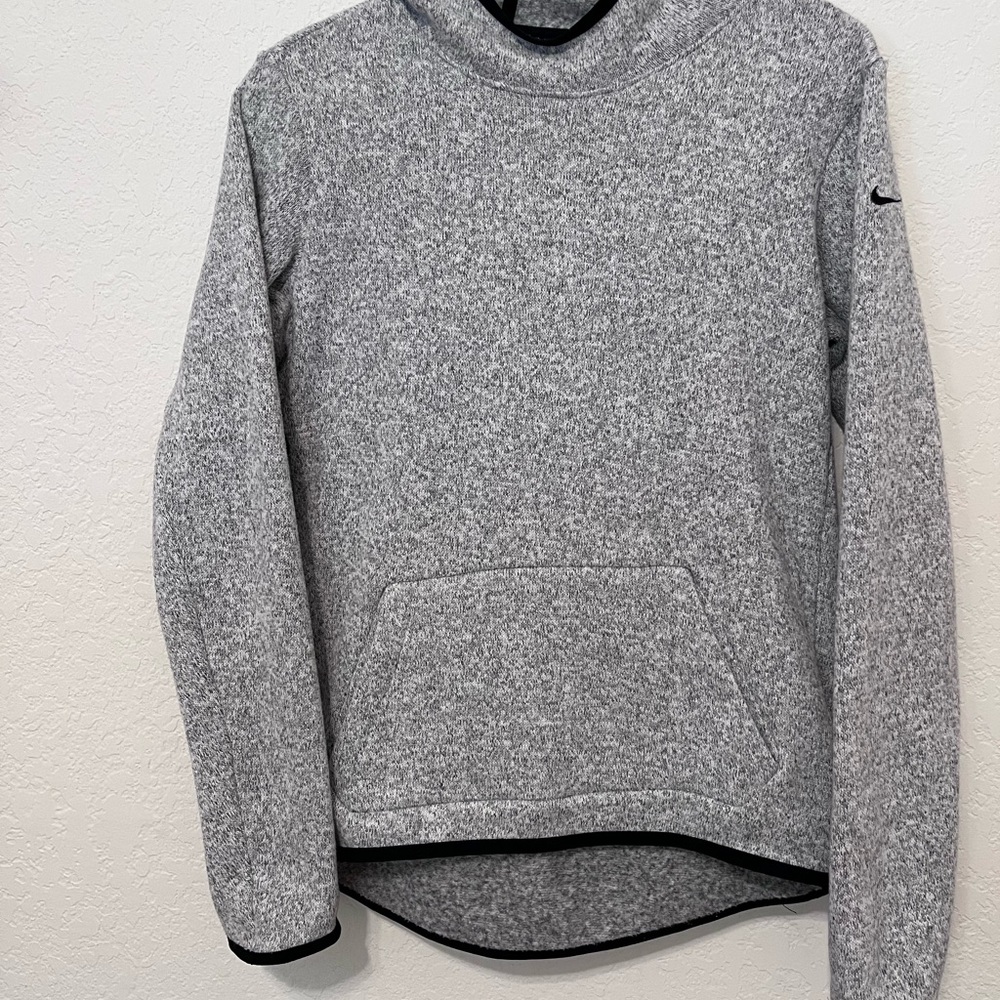 Nike Heather Gray Fleece Hoodie